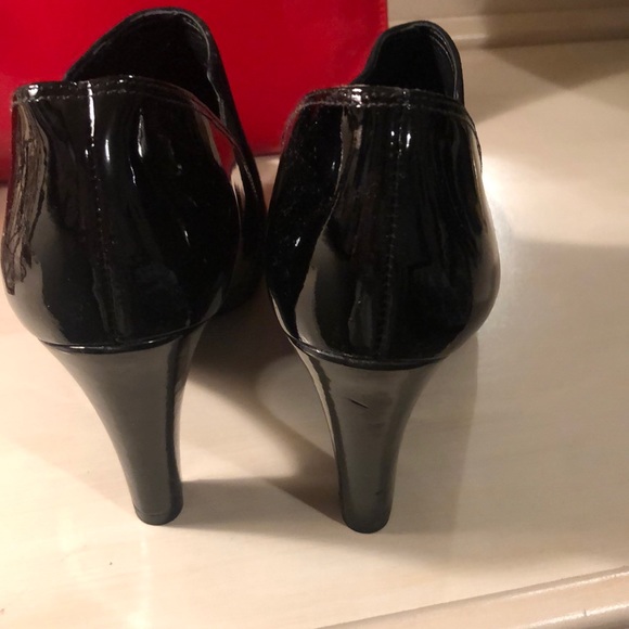 Antonio Melanie black ankle boot heels NWOT - Picture 4 of 6